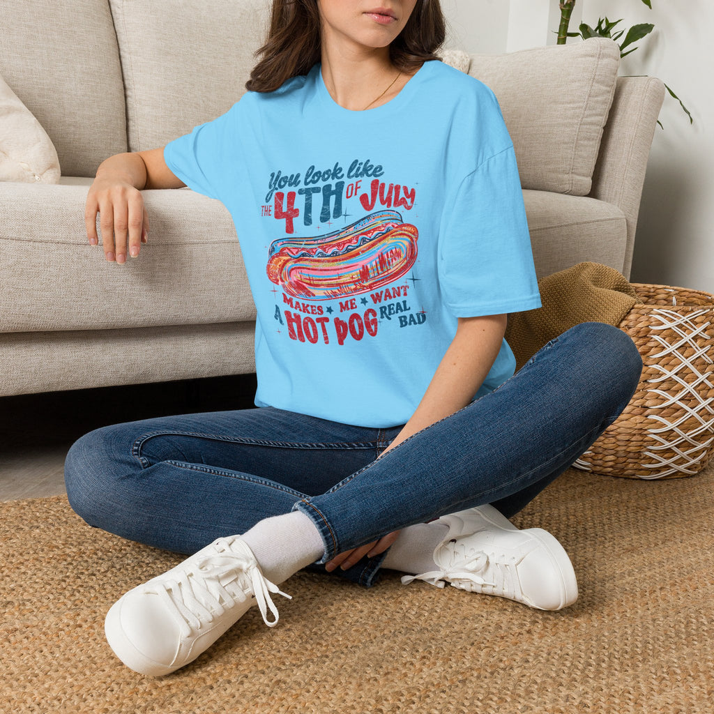 4th of July Hot Dog Tee