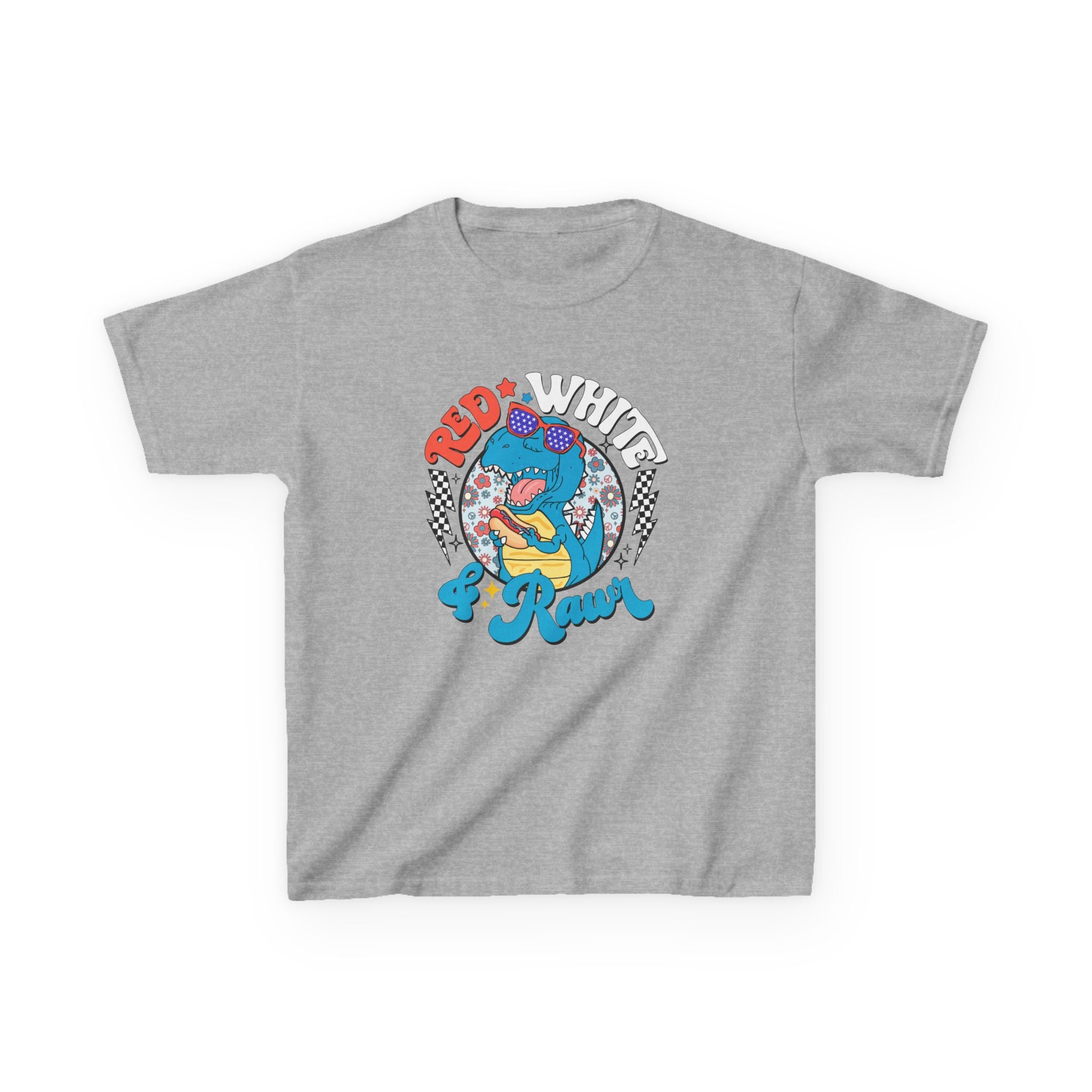 Kids Tee — Red White & Roar Retro