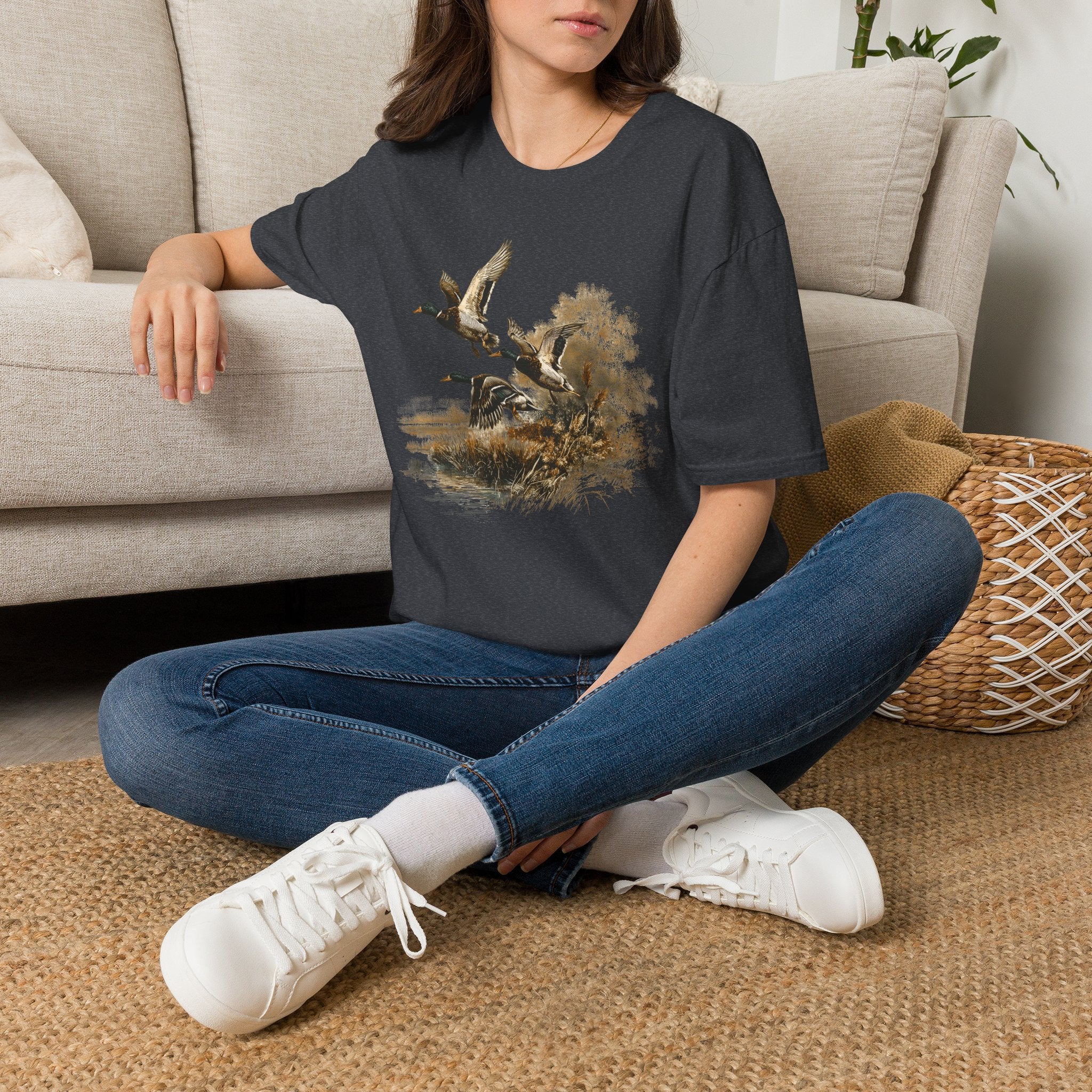 Mallard Ducks Flying Tee