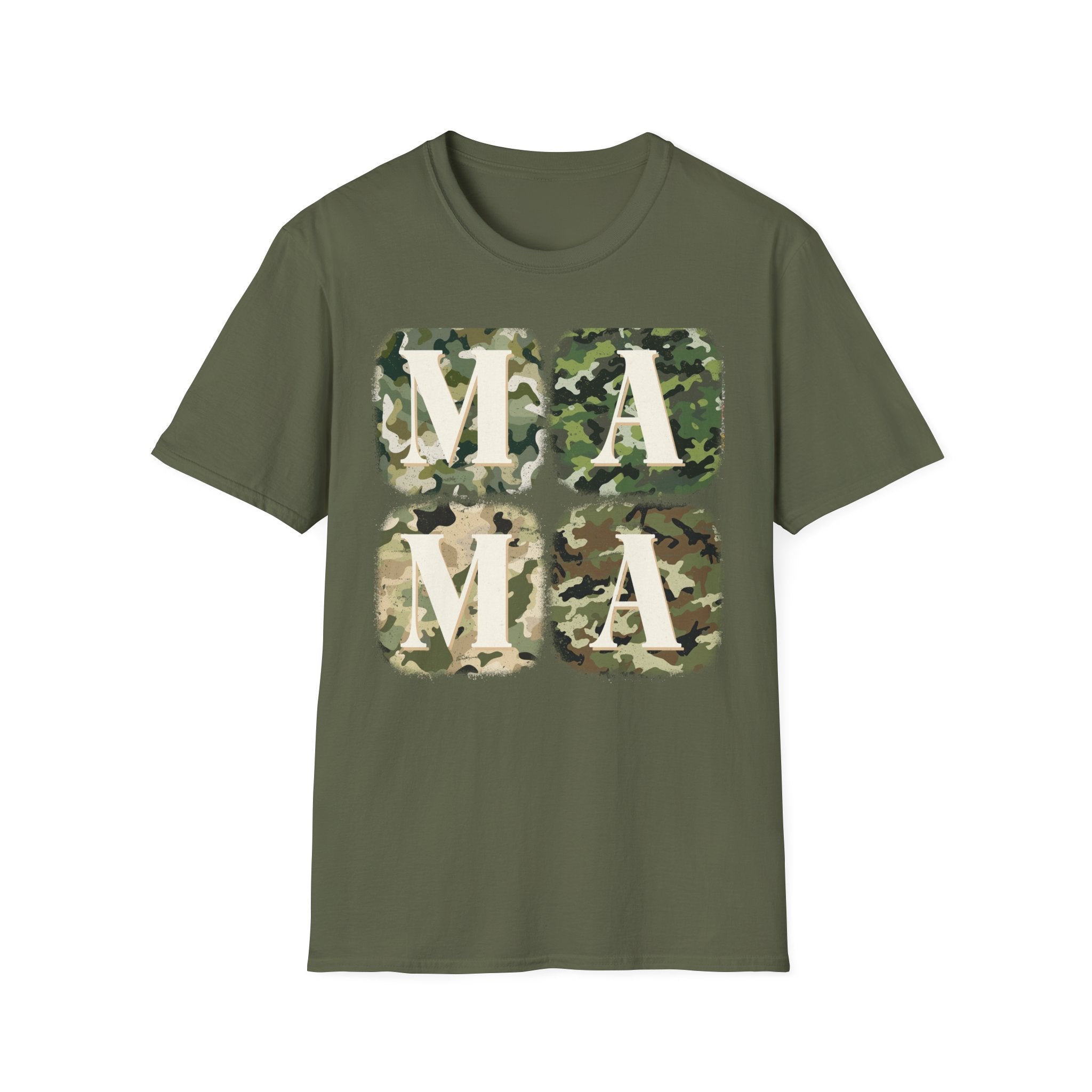 Mama Camo T‑Shirt  Camouflage Mother's Day Tee