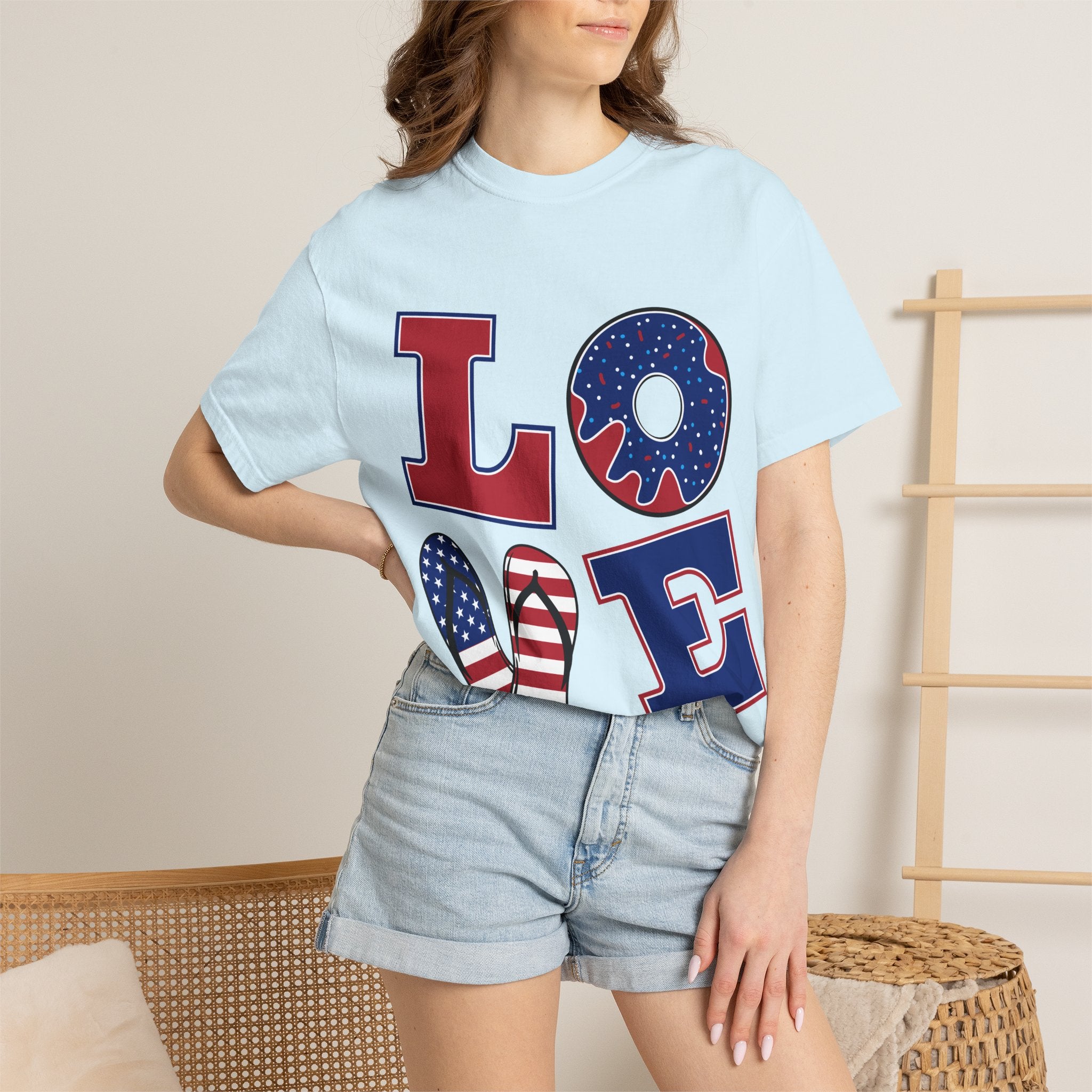 Patriotic 'LOVE' T-Shirt