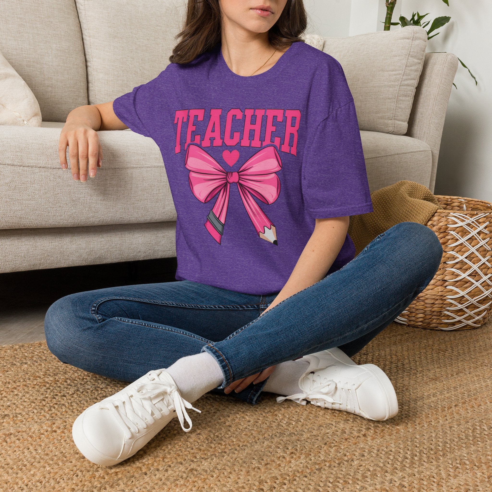 Teacher Bow T‑Shirt