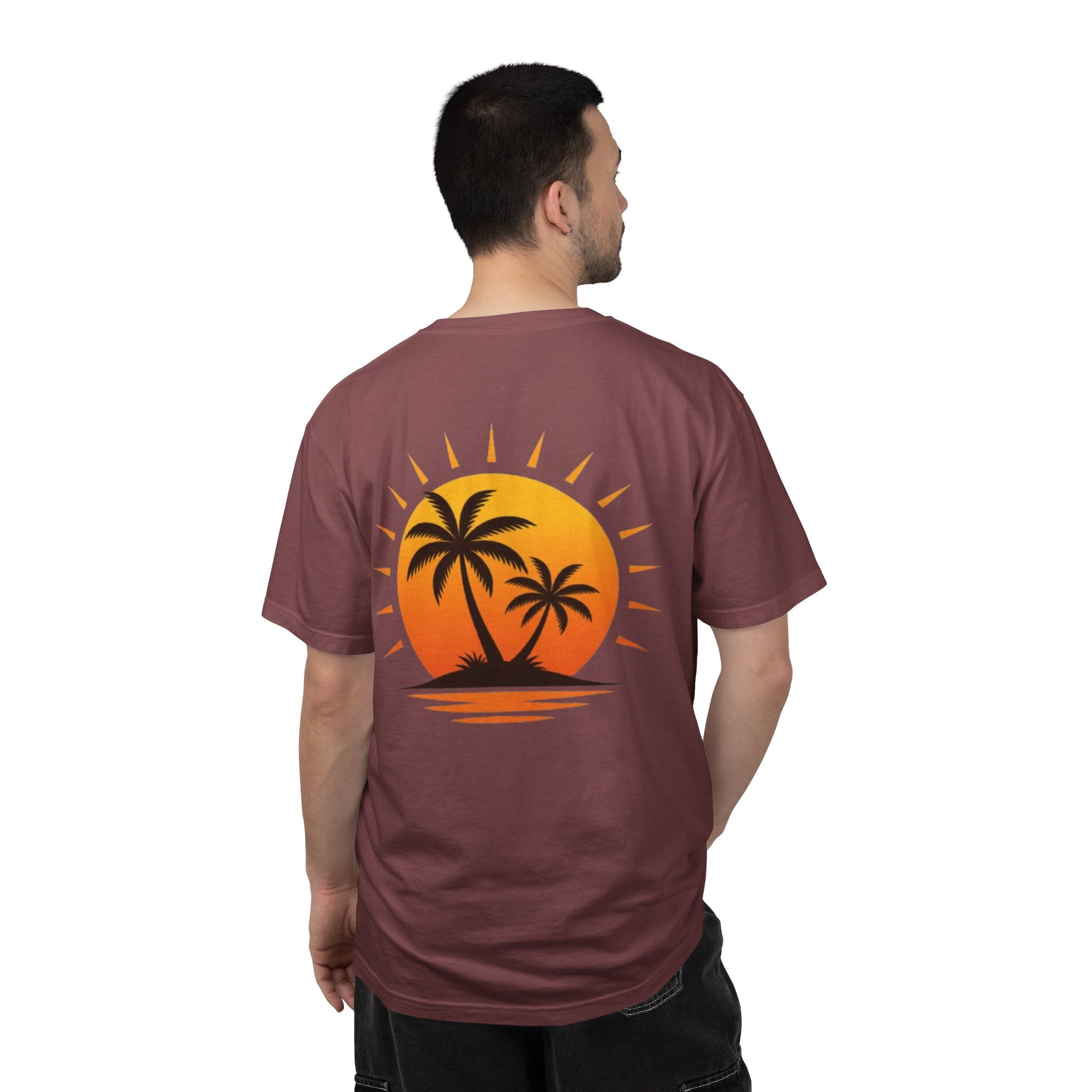 Sunset Palm Tee