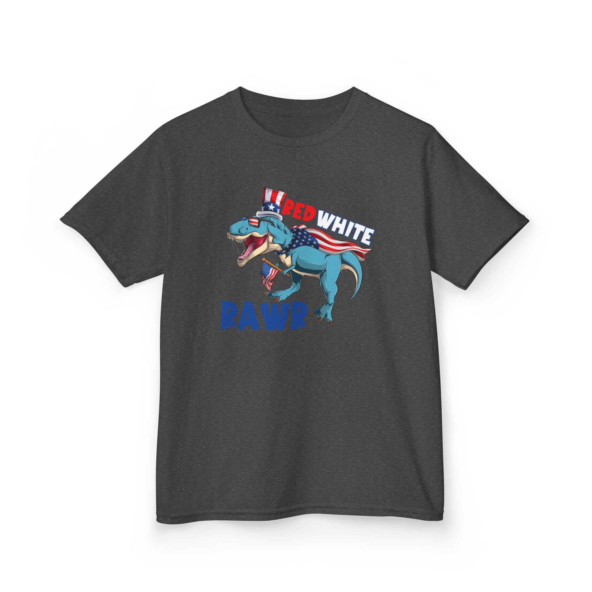 Kids Tee — Red, White & RAWR