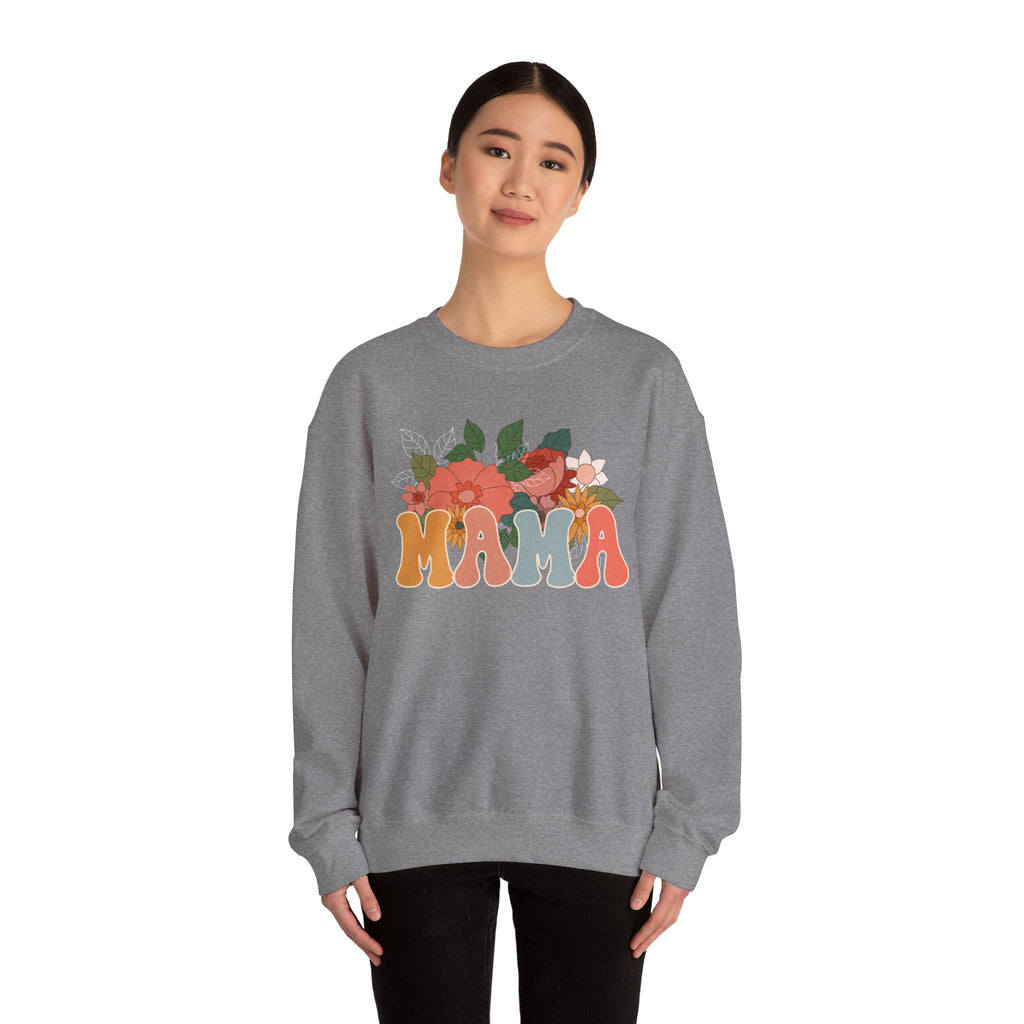 Mama Floral Crewneck Sweatshirt
