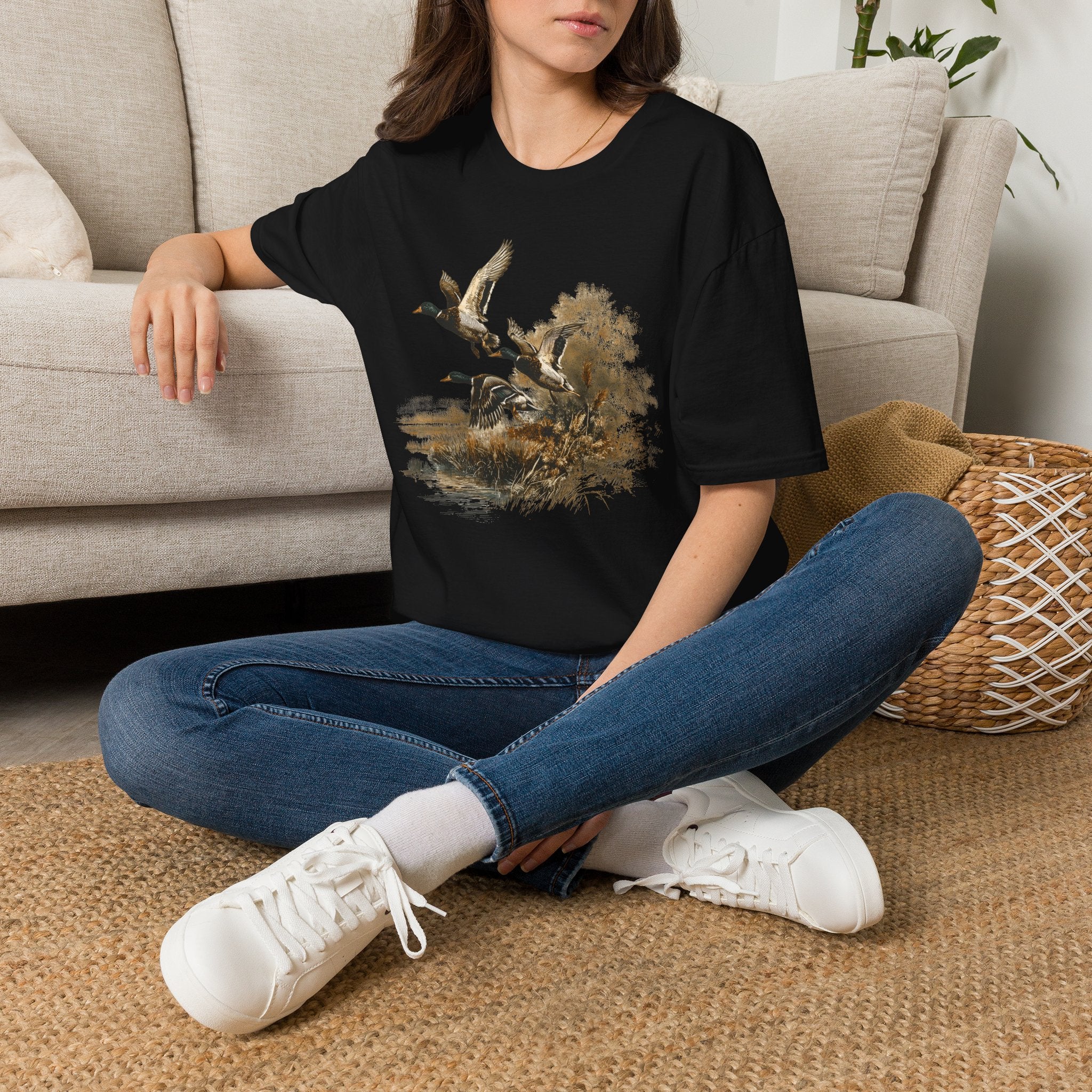 Mallard Ducks Flying Tee