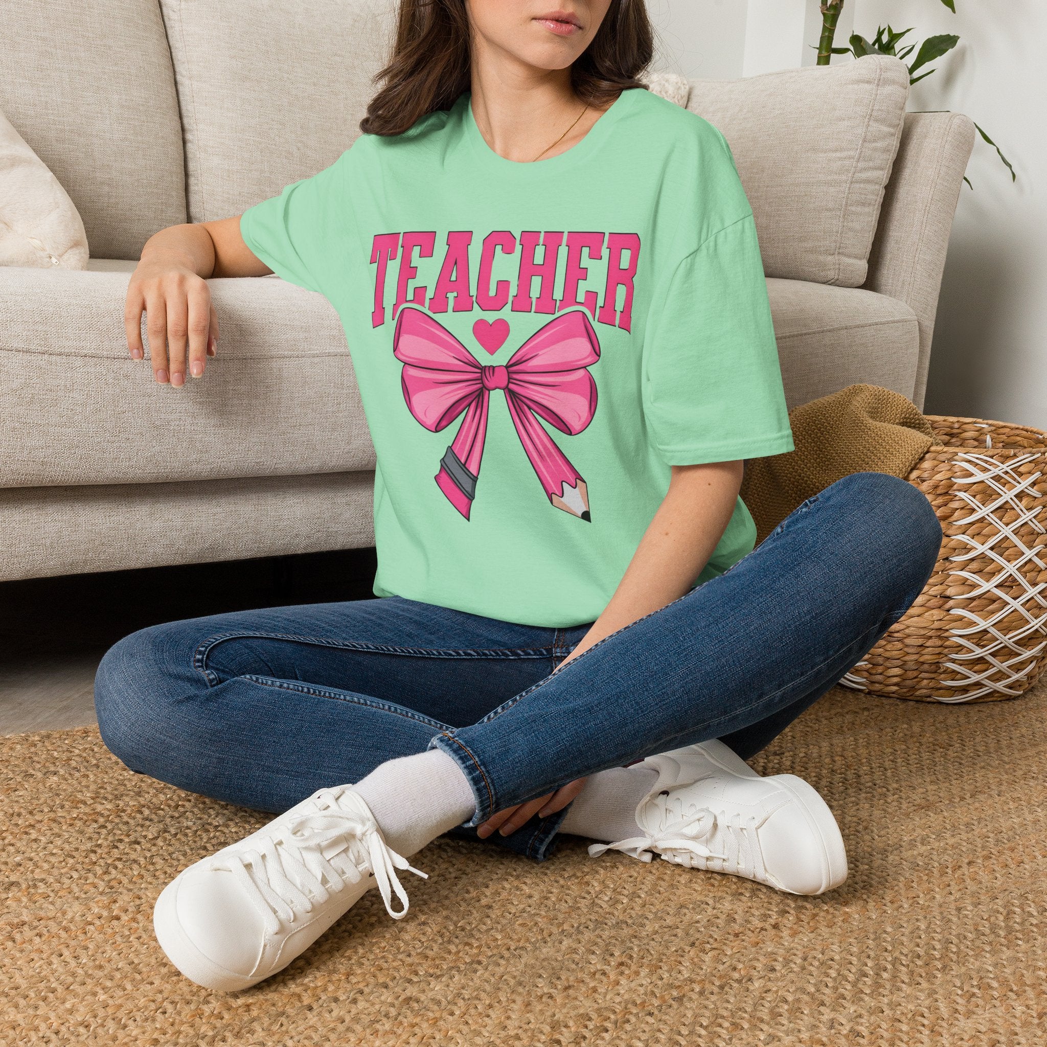 Teacher Bow T‑Shirt