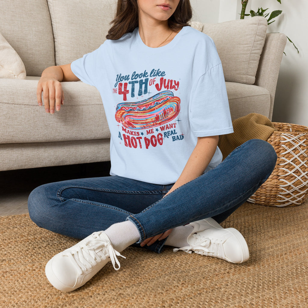 4th of July Hot Dog Tee