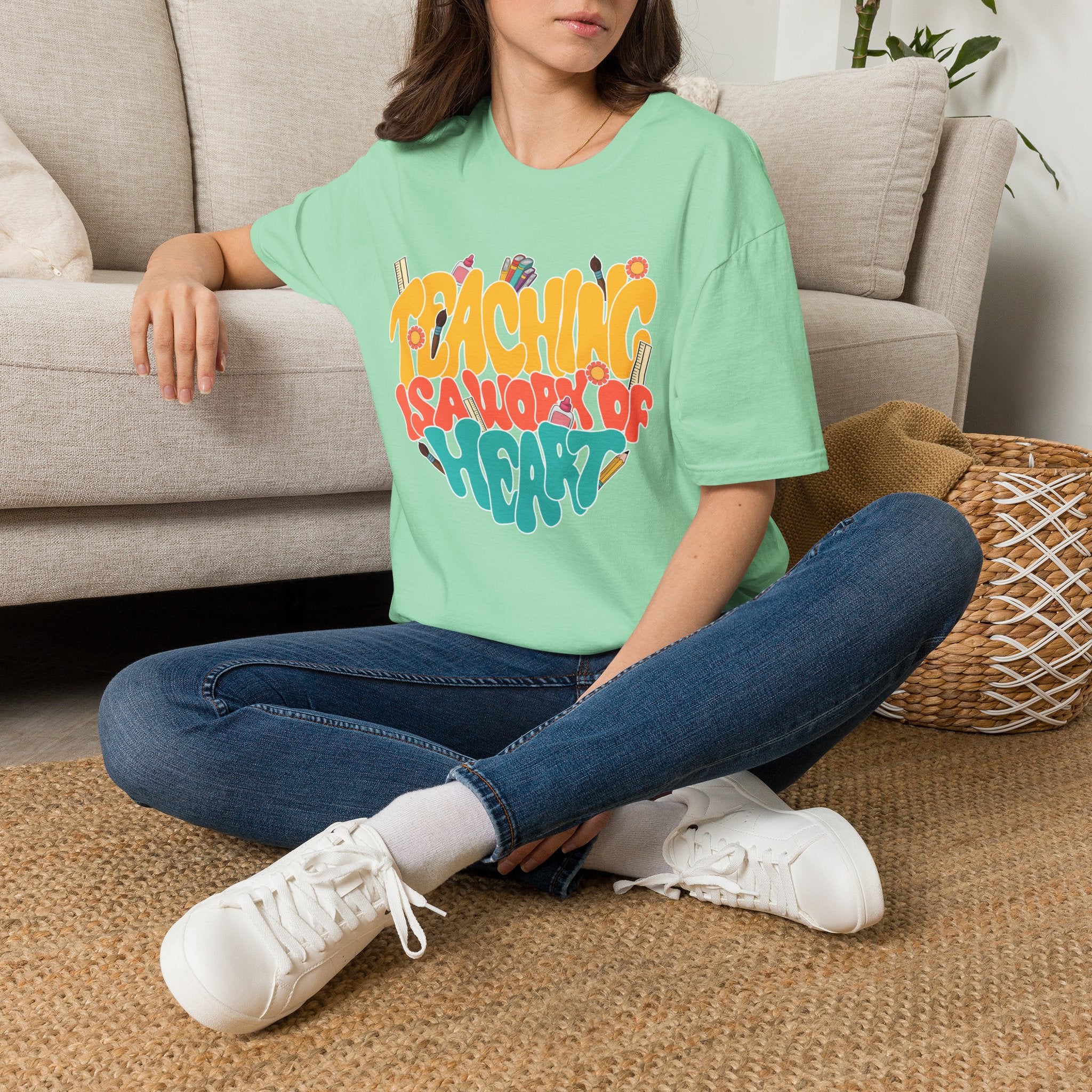 Teaching Is a Work of Heart T-Shirt