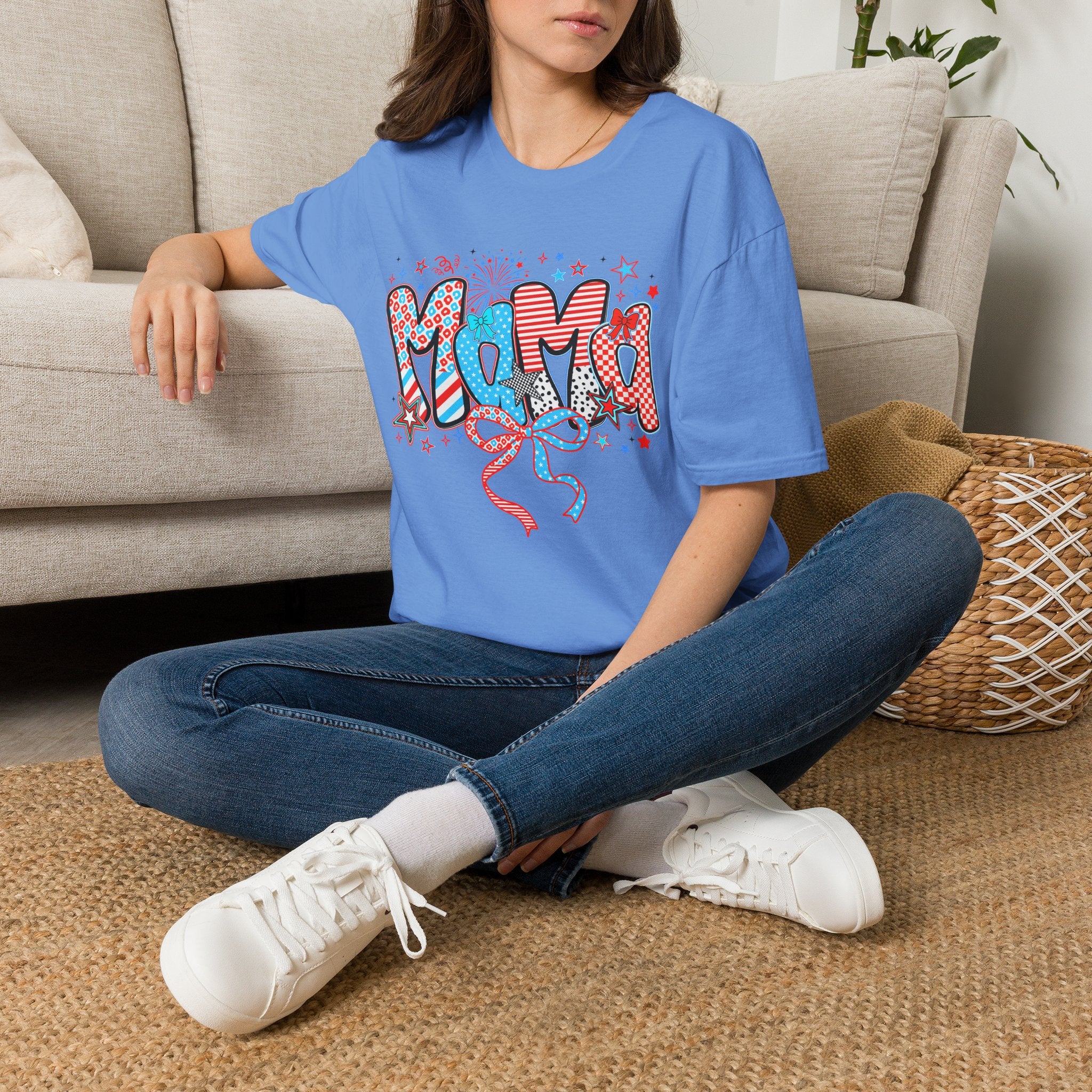 Mama Patriotic Graphic Tee