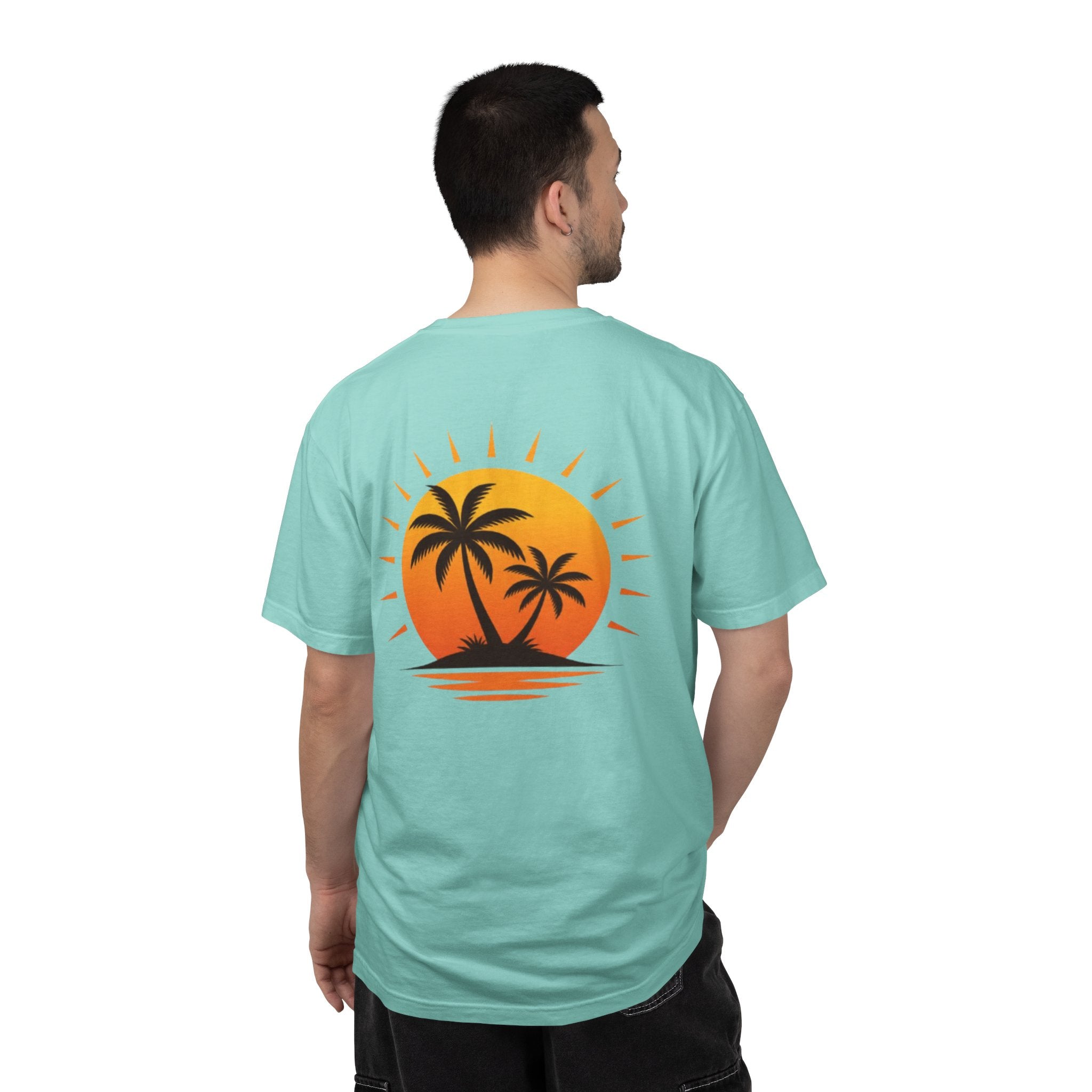 Sunset Palm Tee