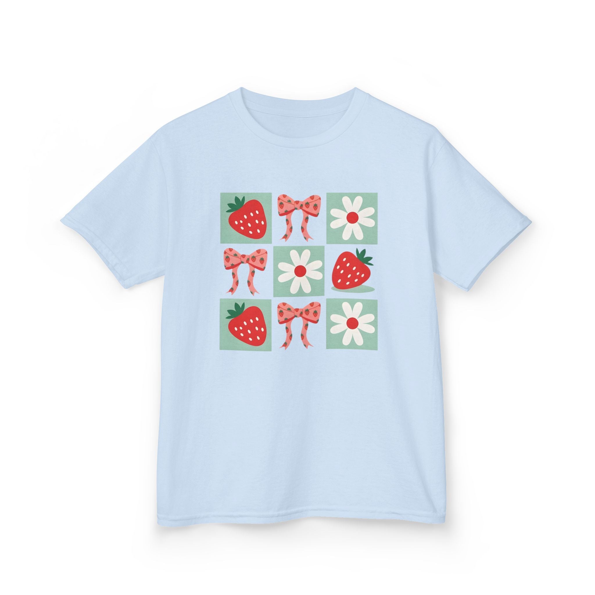 Kids Strawberry & Daisy Graphic Tee
