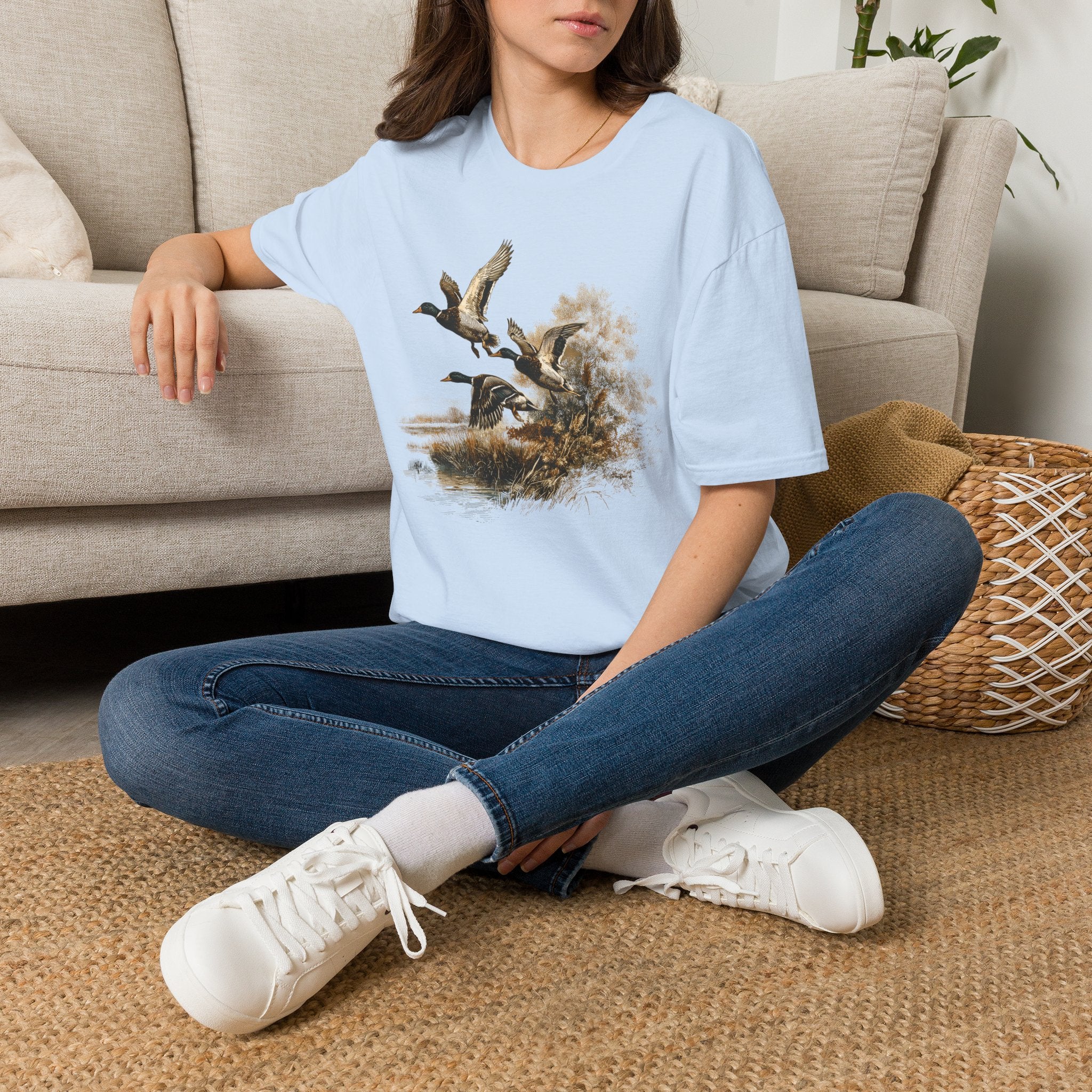 Mallard Ducks Flying Tee
