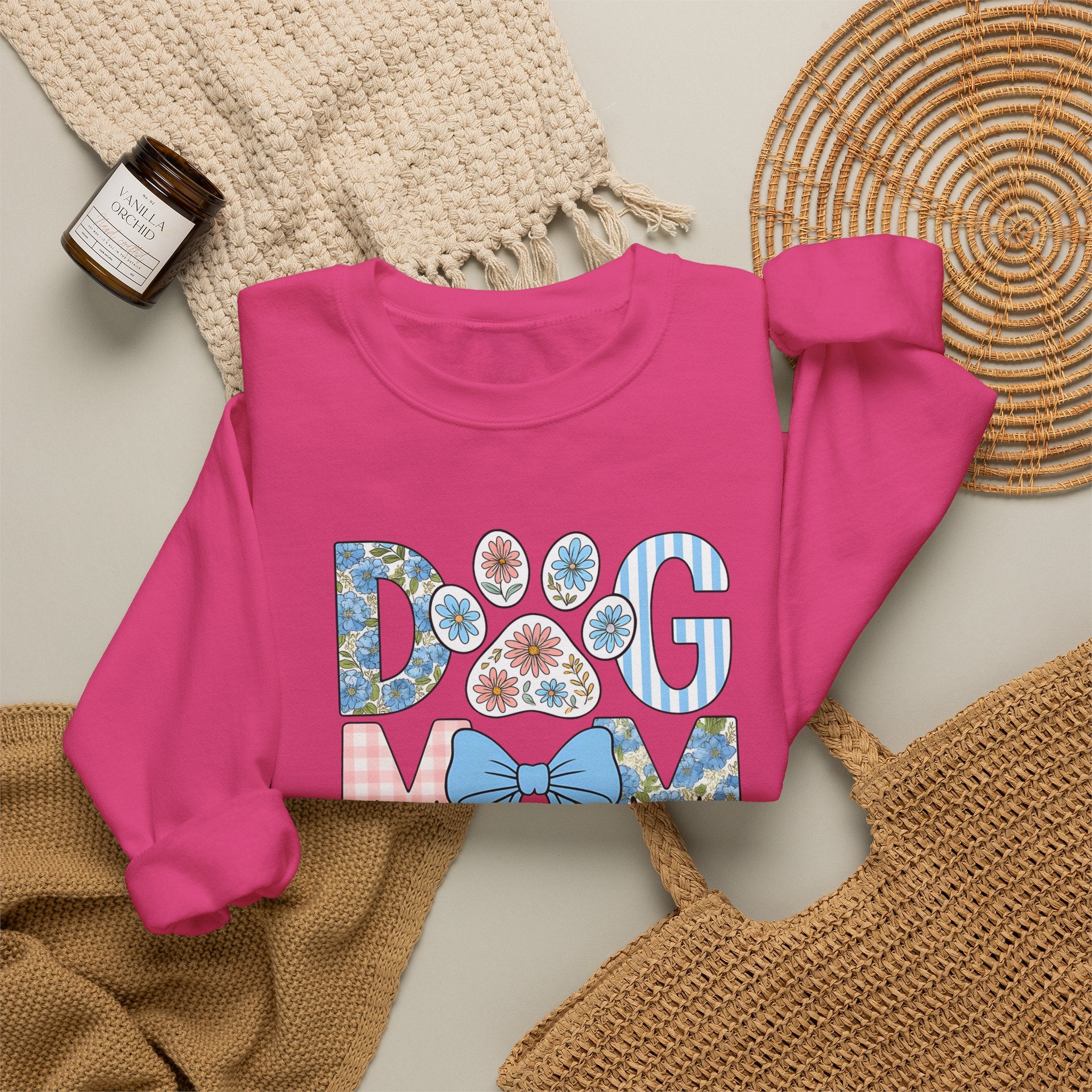 Dog Mom Crewneck Sweatshirt