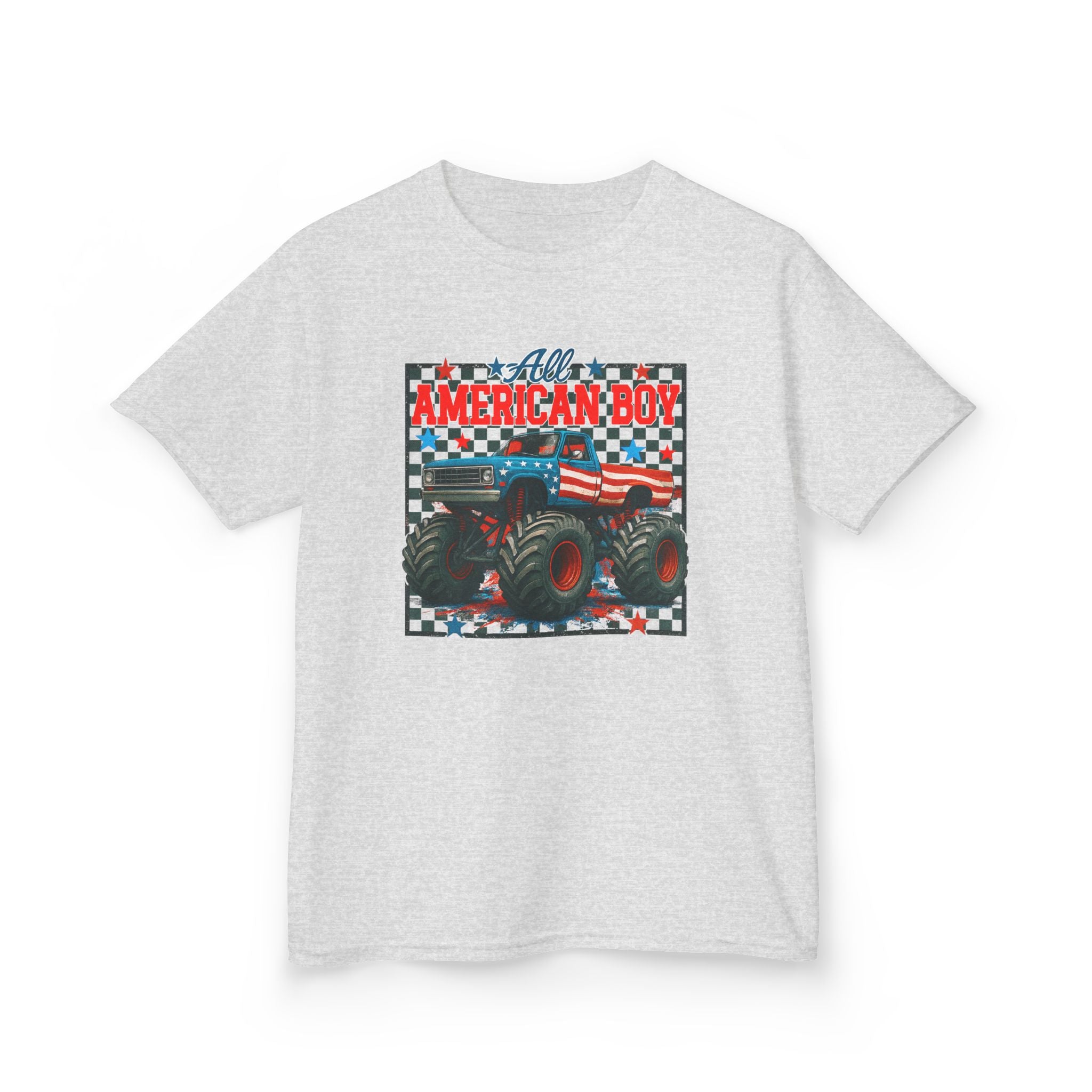 Kids Tee — All American Boy Monster Truck