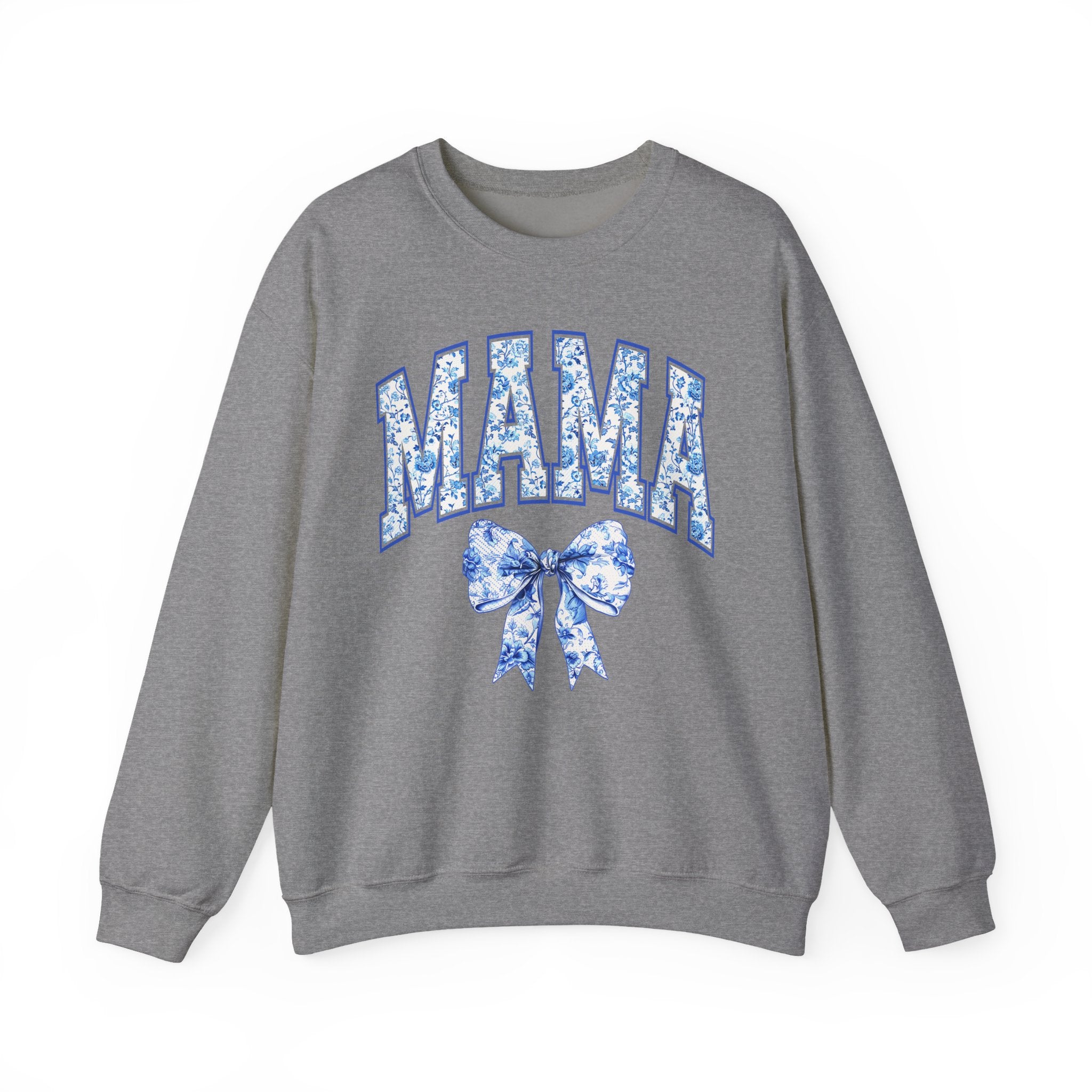 Mama Floral Bow Sweatshirt