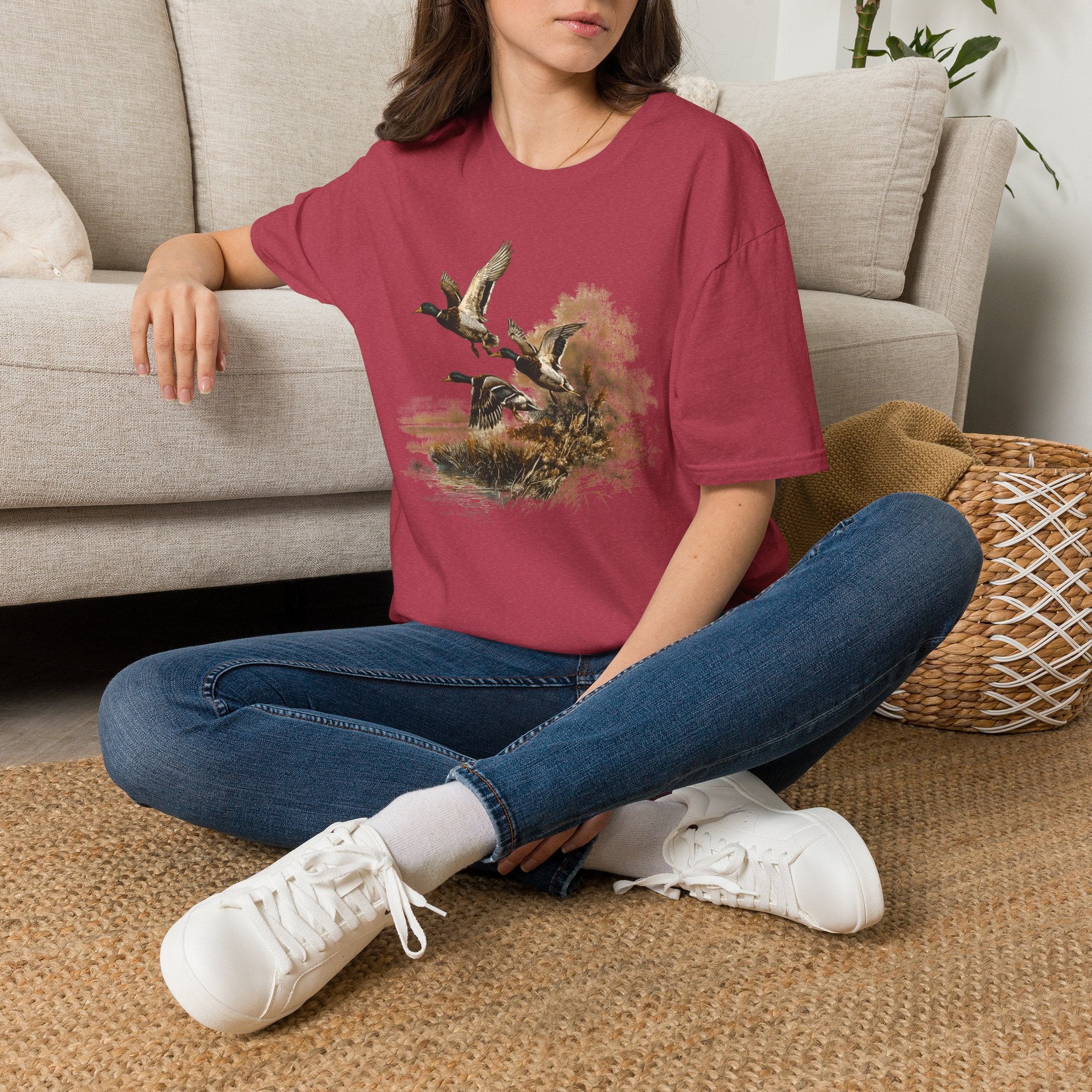 Mallard Ducks Flying Tee