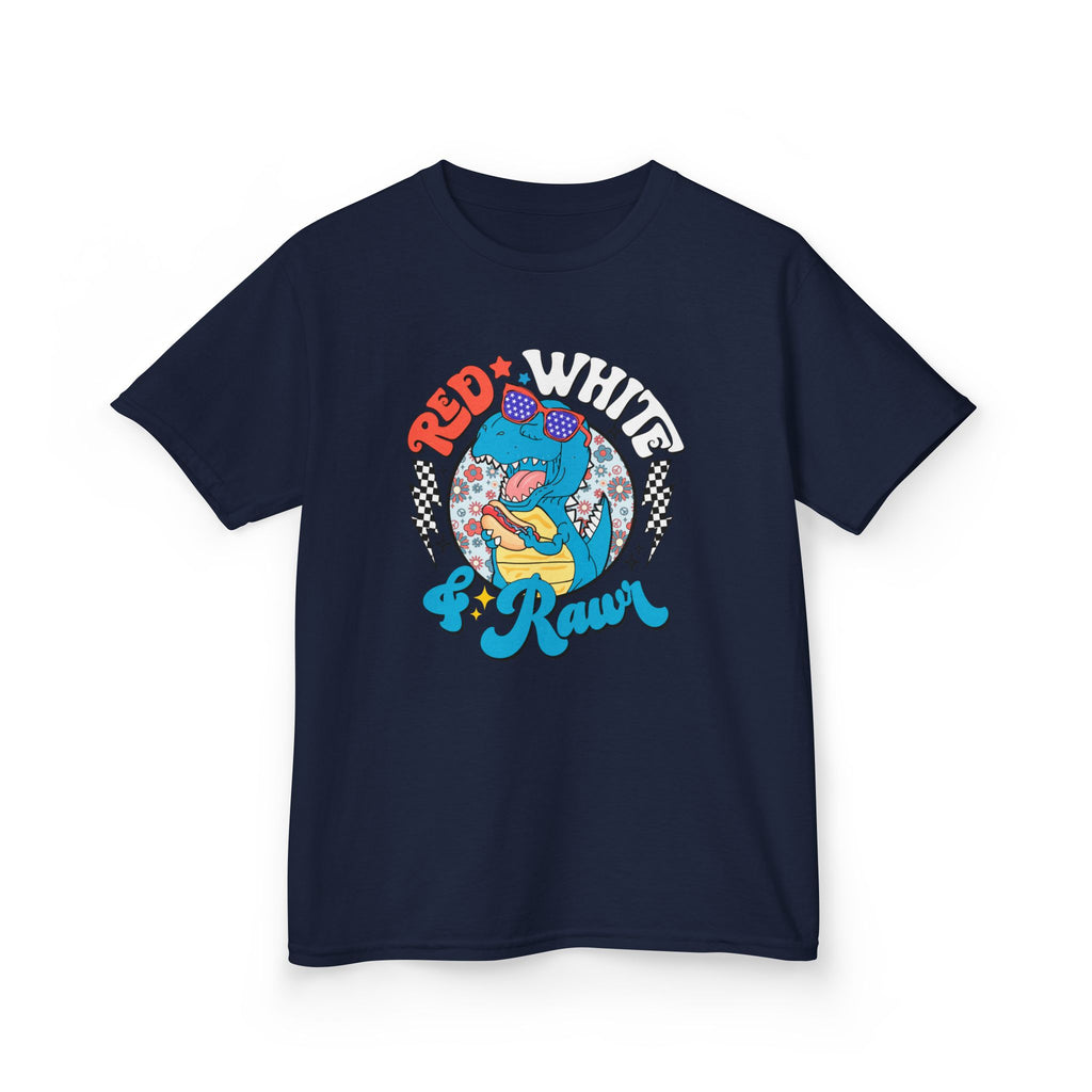 Kids Tee — Red White & Roar Retro