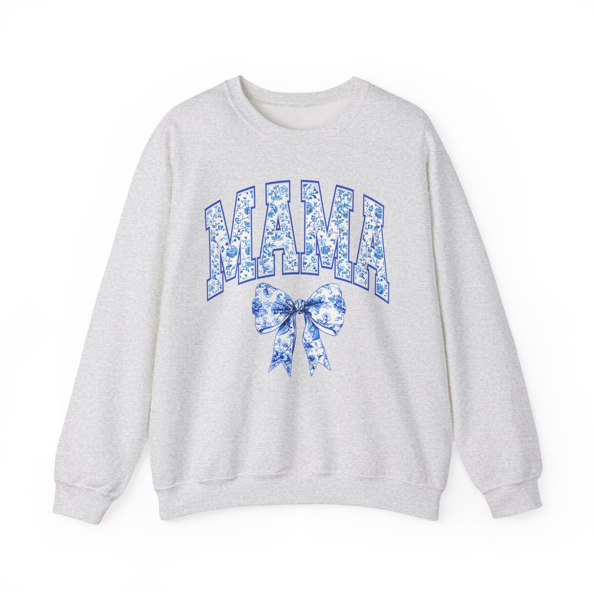 Mama Floral Bow Sweatshirt