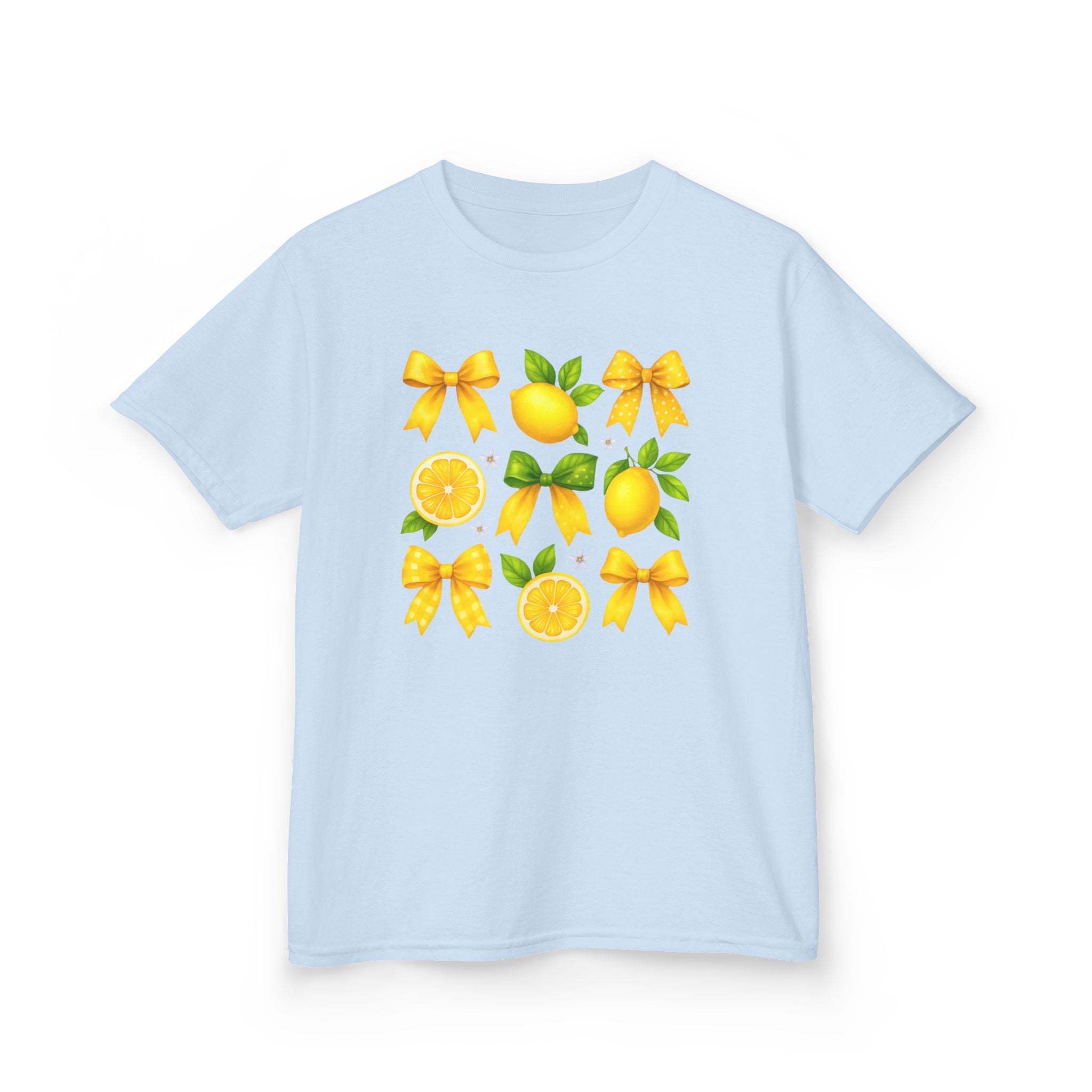 Bright Citrus Orange Pattern Kids Tee