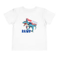 Toddler Tee- Red White RAWR