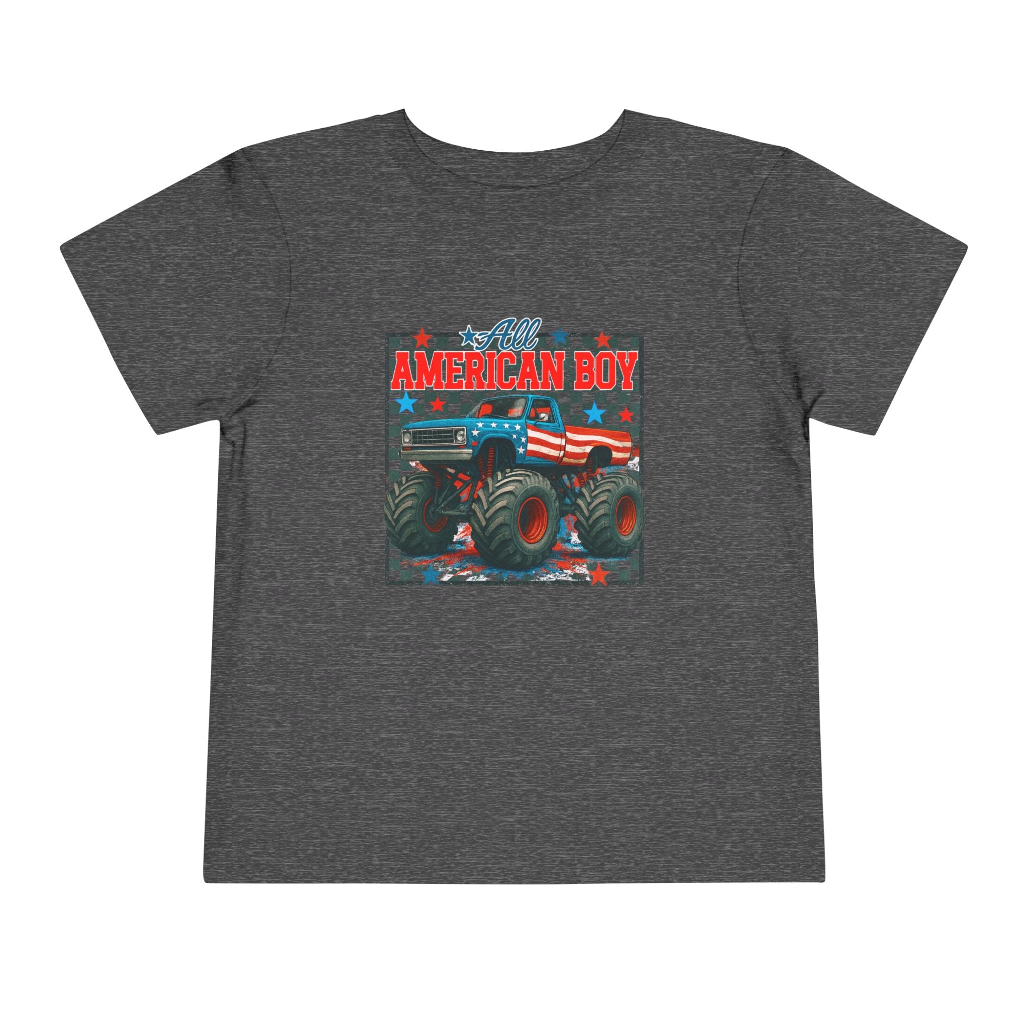 TODDLER -All American Boy Monster Truck Tee
