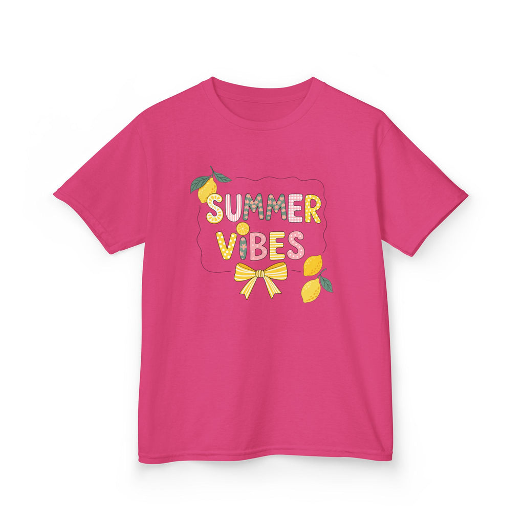 Summer Vibes Lemon Graphic Kid Tee