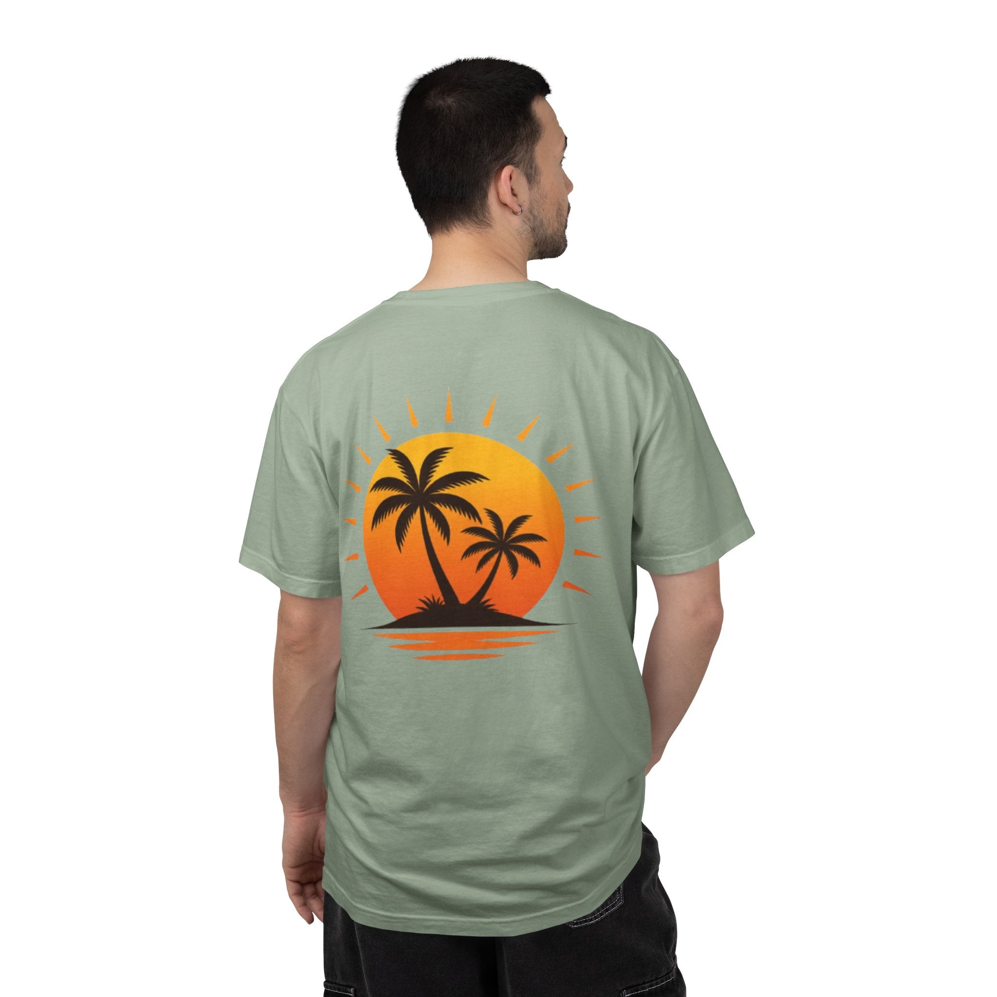 Sunset Palm Tee